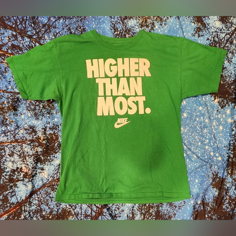 Nike Green Higher Than Most Large T-shirt